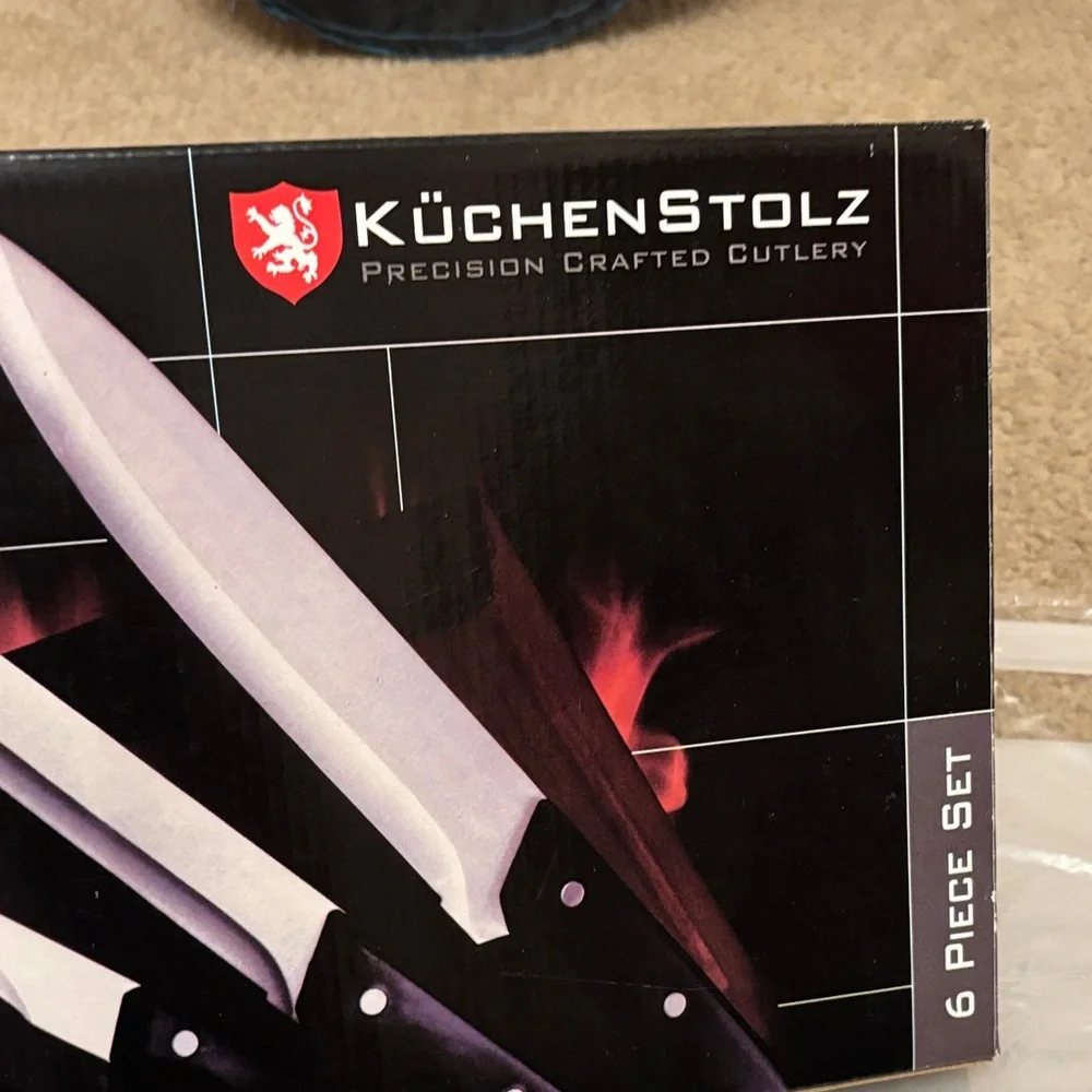 KüchenStolz 6-Piece Cutlery Set with Cutting Board